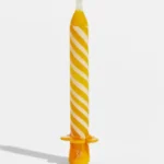 Candle One Hitter in Butter Yellow in Chelsea